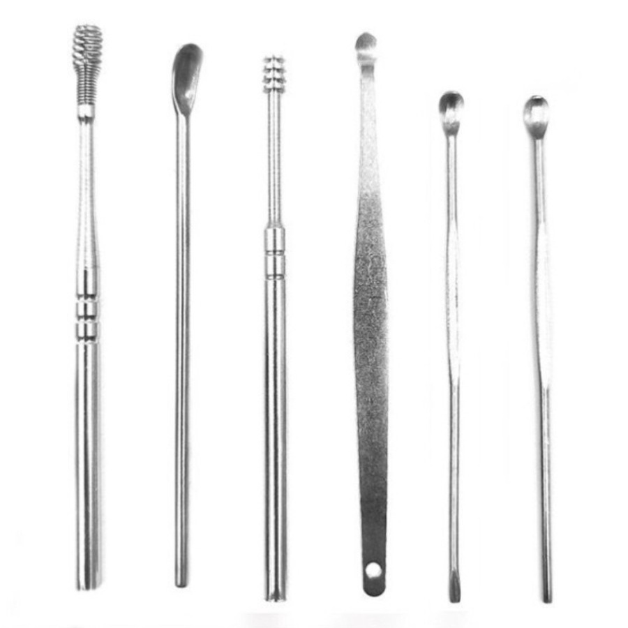 PEMBERSIH TELINGA EARWAX PICKER 1 SET ISI 6PCS - FA