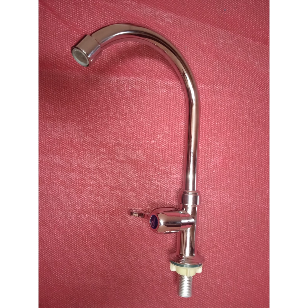 Kran Angsa Wastafel / Kran Angsa Bak Cuci Piring Meja / Tancap