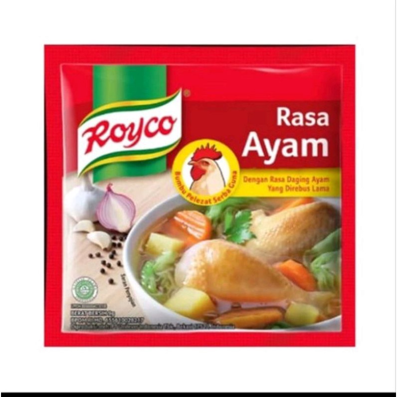 ROYCO renceng Rasa Ayam / Rasa Sapi 12x9gr