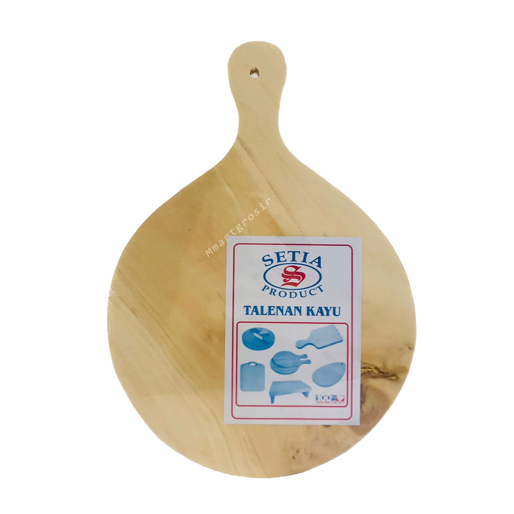 Setia Product / Talenan Pizza Kayu / Talenan kayu /  Talenan Kayu Serbaguna