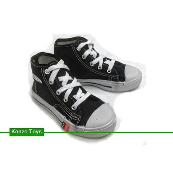 Barang Berkualitas Sepatu Anak Sekolah TK SD SMP NB Warna Hitam Boot Tali Murah Ori MURAH