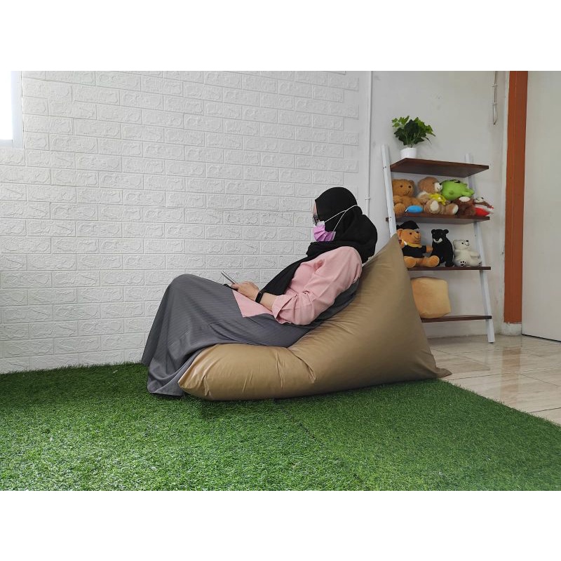 Bantal Santai, Bantal Lesehan, Bean Bag Segitiga