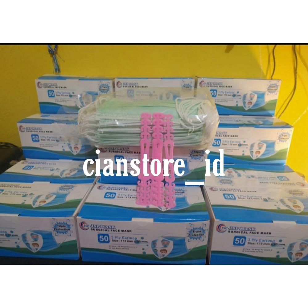 JSP MASK (MASKER MEDIS 3 PLY)