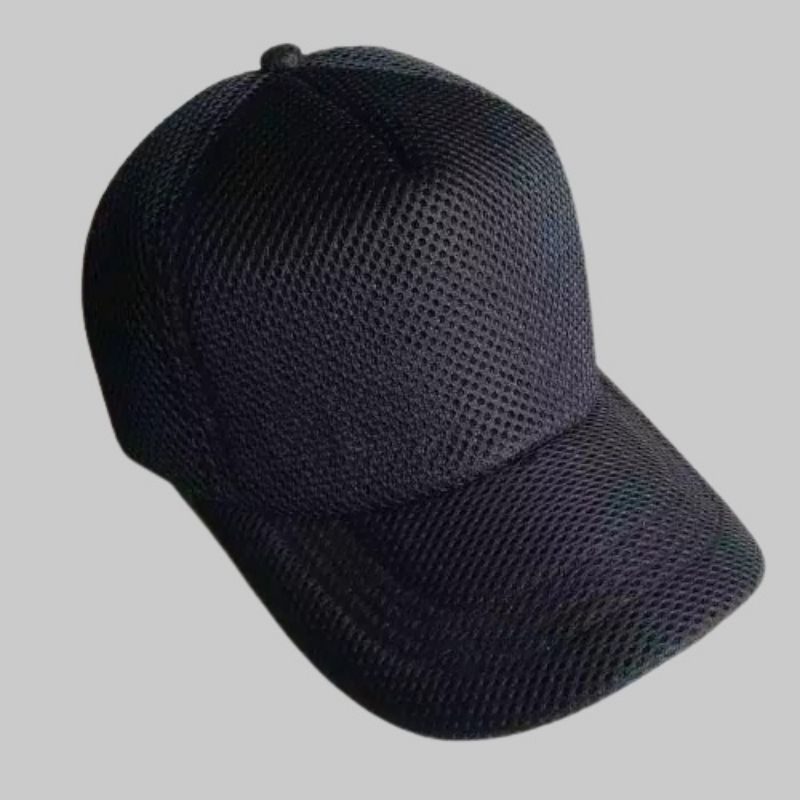 TOPI KOMANDO DOUBLE MESH TEBAL TOPI JARING HITAM POLOS MURAH COD