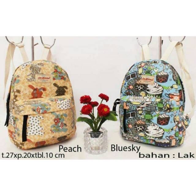 Tas Ransel Backpack Mini Cats Kidston Motif TR5017