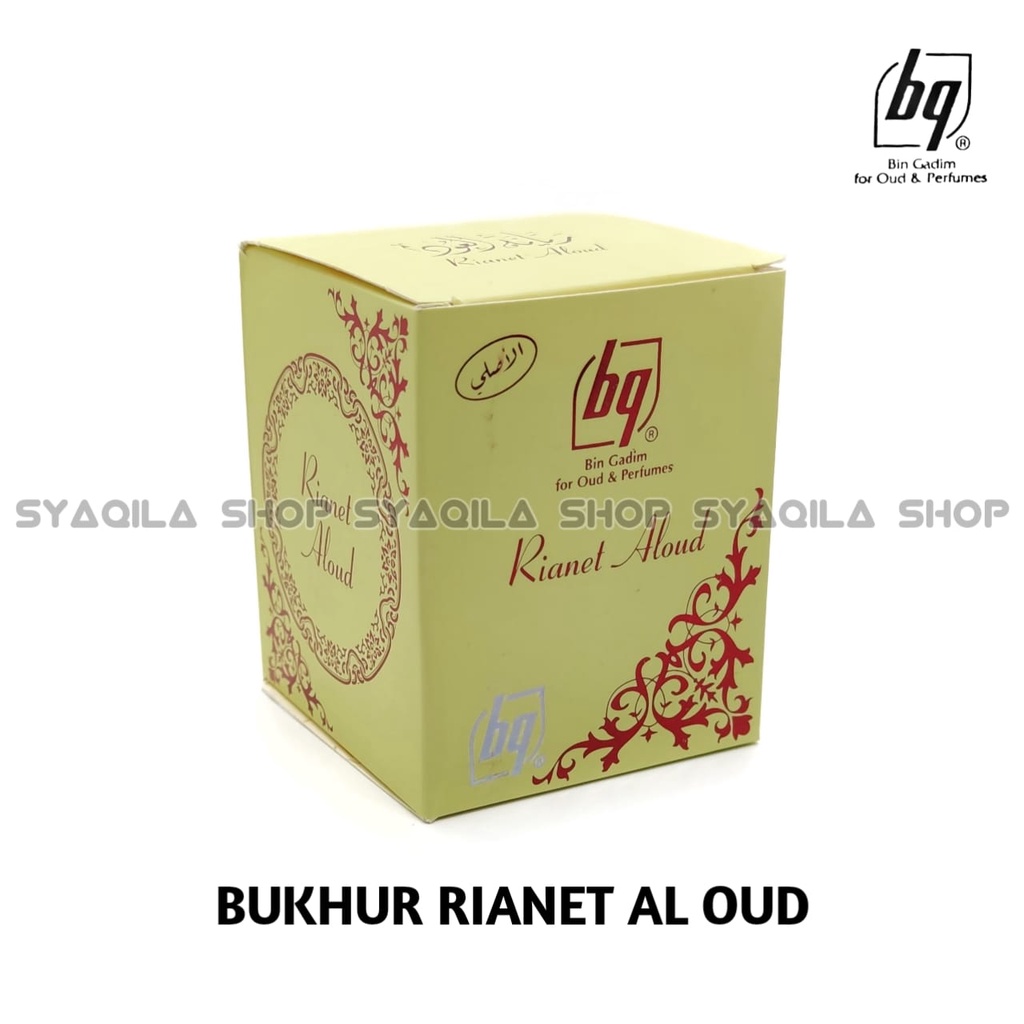 Bukhur Rianet Aloud Bin Gadim BQ Buhur Rianed Al Oud Dupa Kayu Menyan Gahru Arab Original Saudi 30 Gram