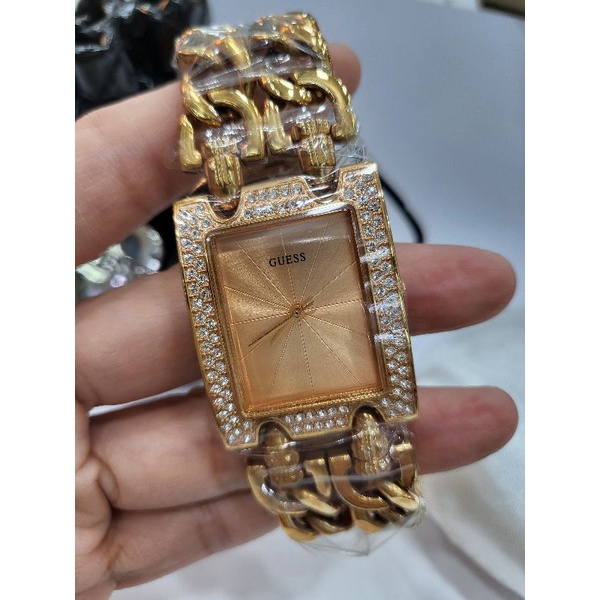 Jam tangan wanita Guess W 0072 L3 rantai dua Original