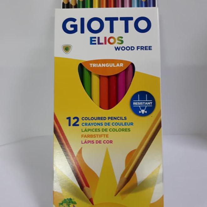 

Giotto Elios Triangular Colour Pencils 12 Warna Pensil Warna Segitiga Best Seller