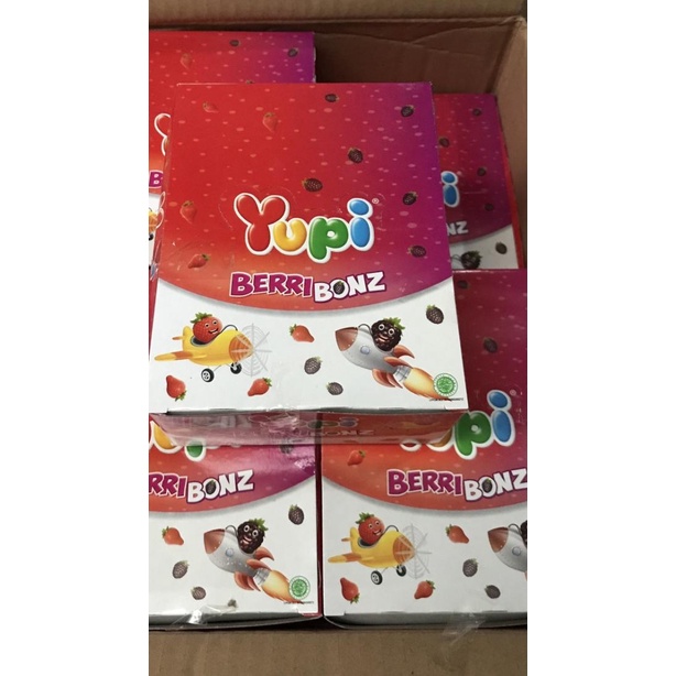 

♦ Yupi Berri Bonz 1 Pak Box Dus 24 Pcs Permen Jelly Murah Manis ♣