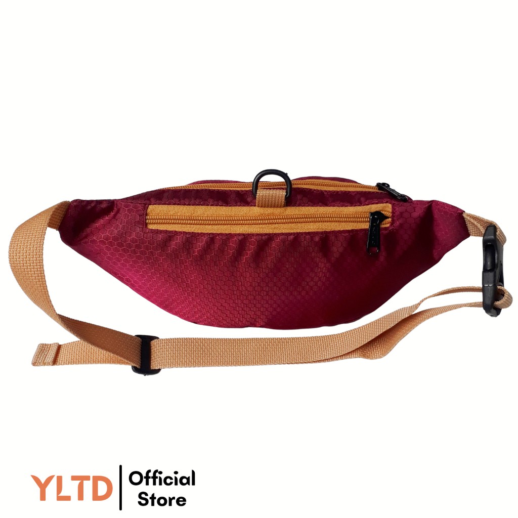 Rancis Jaya - Waistbag Mini YLTD Original | Tas Selempang Mini Bahan Motif Tawon Pria Wanita