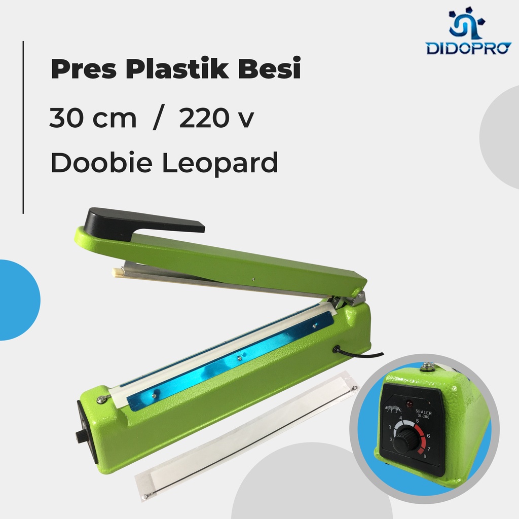 Mesin Hand Sealer / Impulse Sealer / Mesin Penyegel Plastik Press Plastik Doobie Leopard 30 Cm Mesin Perekat