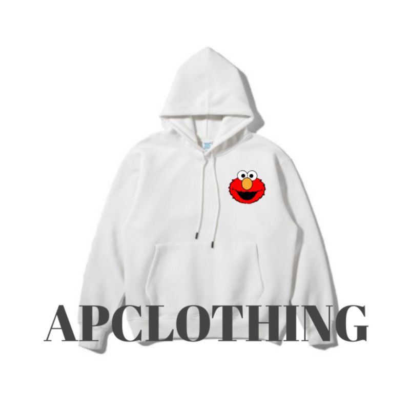 SWEATER HOODIE ANAK-ELMO LOGO HEAD ELMO ANAK KARTUN