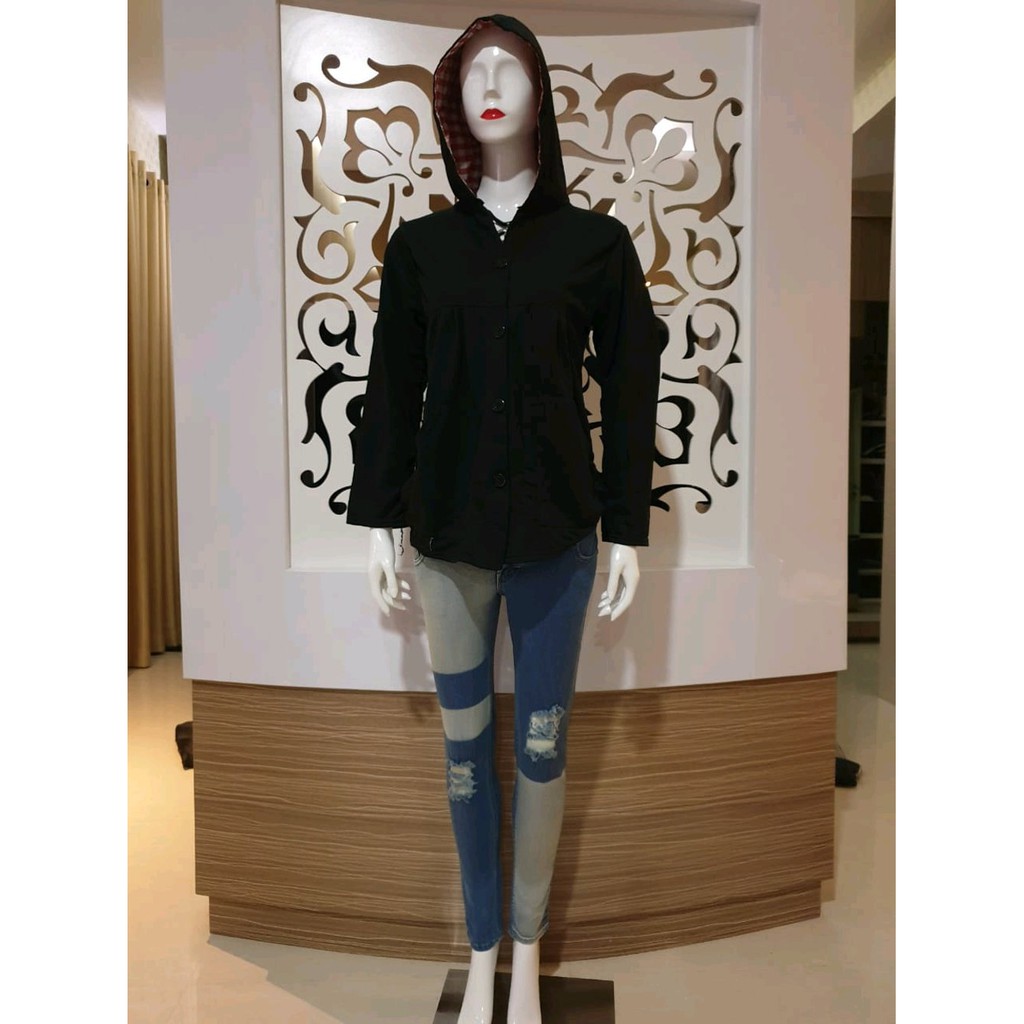 Baju fashion wanita atasan hoodie jeket jacket cardigan keren modis import