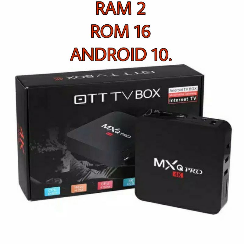 STB / Android Tv Box MXQ Pro 5G Fleco / Smart Tv 4K Ultra HD /Smart Tv Ultra HD MXQ Pro 5G Ram 8Gb Rom 64GB 2/16