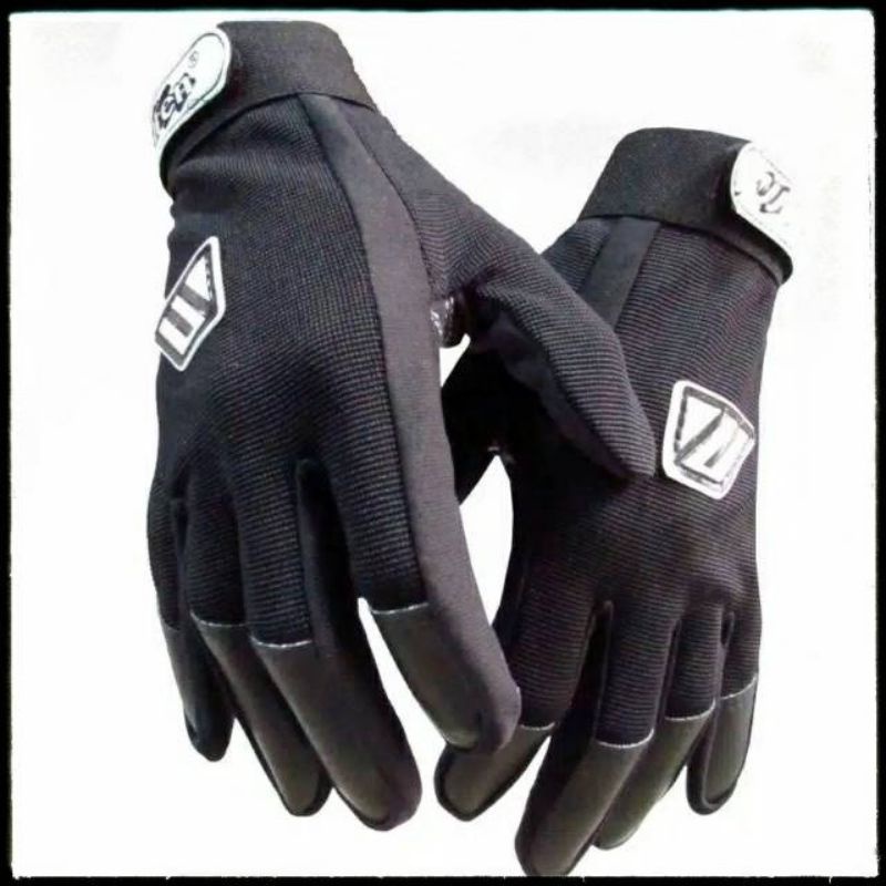 Sarung Tangan Motor Unisex Wolven Panjang Full Jari Premium