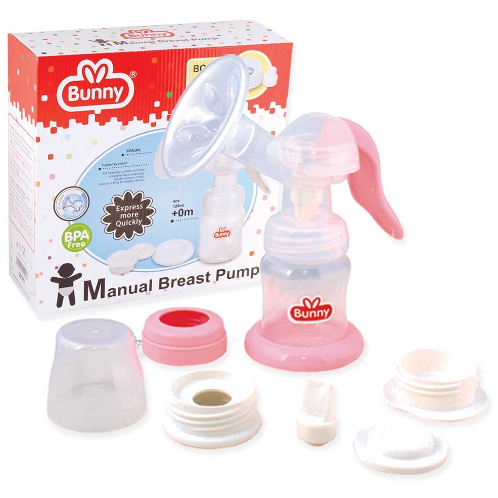 Bunny  DB 8017 Manual Breast Pump BPA FREE Pompa Asi Lusty Bunny