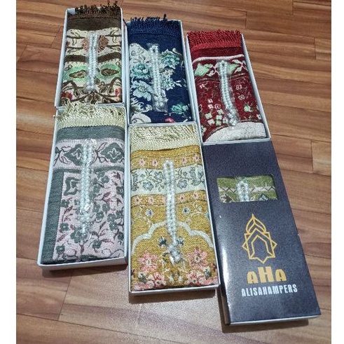 paket sajadah tahlil/ oleh-oleh umroh FREE tasbih