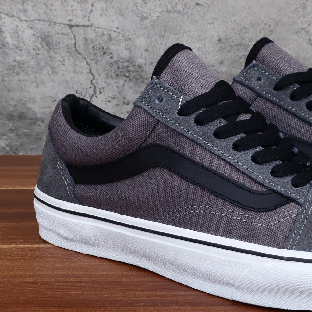 dark grey old skool vans