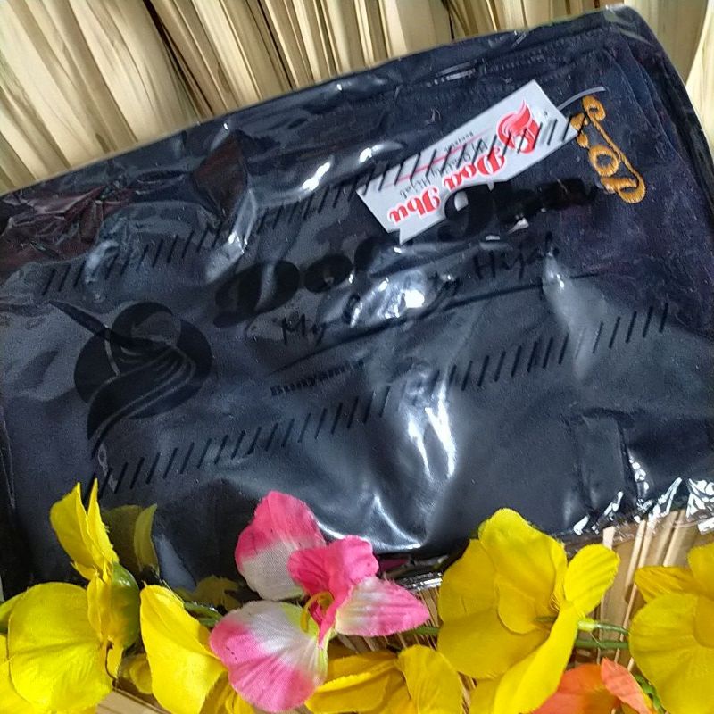 PASHMINA POLOS 2 METER ORIGINAL DOA IBU/HIJAB PASHMINA 200X75 ORI DOA IBU/ECER GROSIR COD/RESTOCK-Hitam