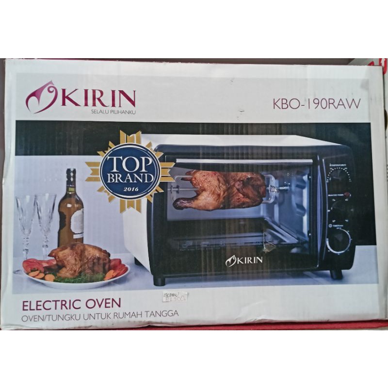 tric Oven Kirin listrik 19 liter 190 raw pemanggang tungku microwave grill