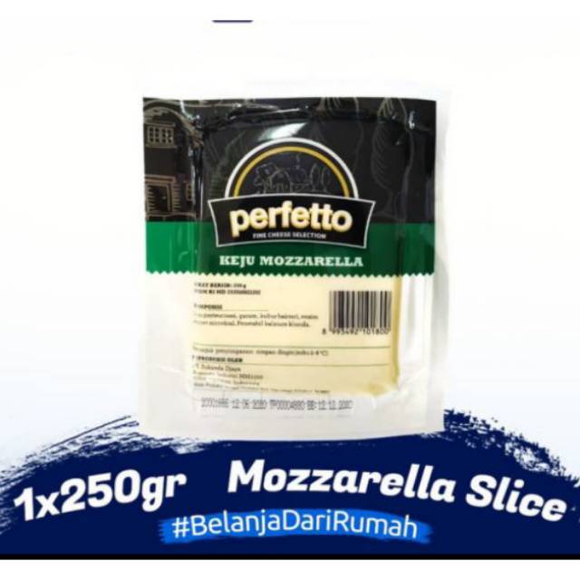 

Keju Mozarella Perfetto 250gram