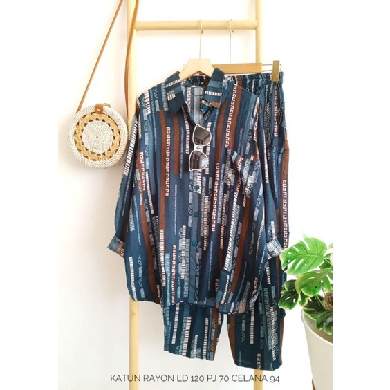 ONE SET MOTIF TERBARU/ KEKINIAN-23