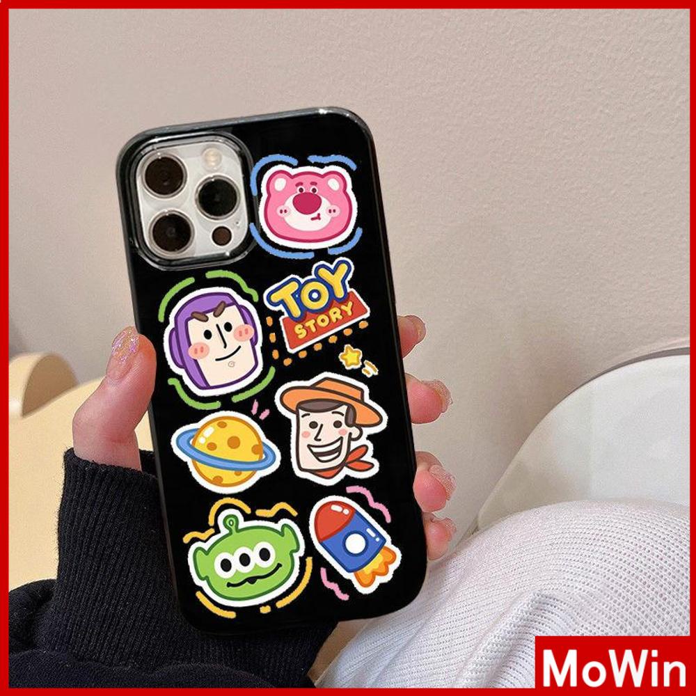 iPhone Case Silicone Soft Case Black TPU Glossy Big Hole Camera Protection Shockproof Cute Cartoon For iPhone 13 Pro Max iPhone 12 Pro Max iPhone 11 Pro Max iPhone 7Plus iPhone x