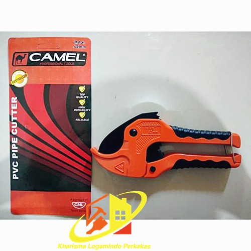 

Khrsma JKT - GUNTING POTONG PIPA / GUNTING PIPA PVC HITAM CAMEL 42mm KLP