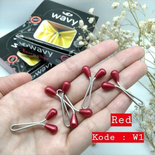 Dijual Jepitan Jilbab Original Turki, Klip Jilbab Turki WAVY Original Berkualitas