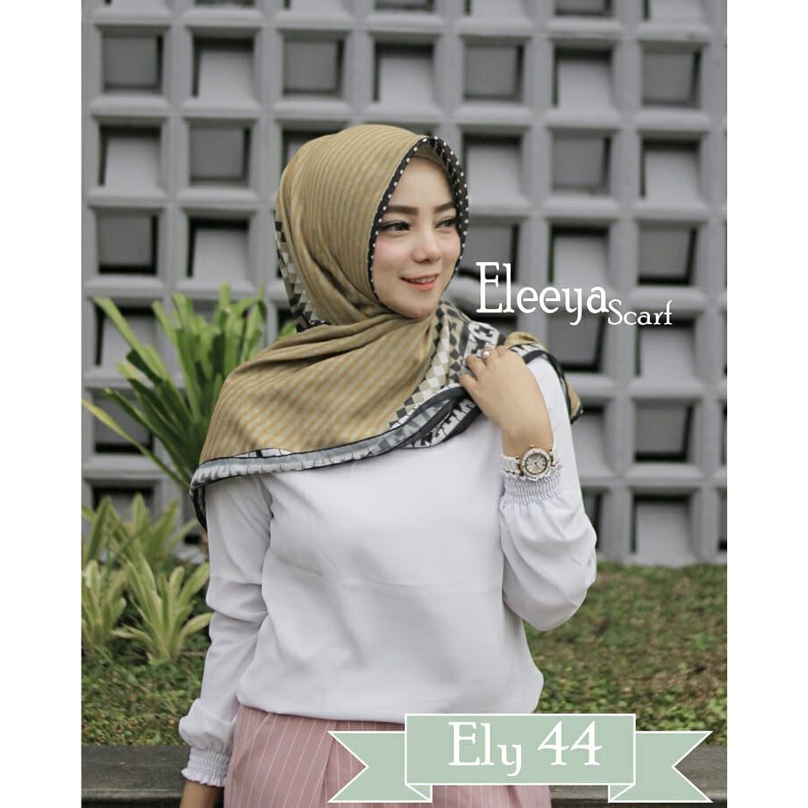 HIJAB SEGIMEPAT MOTIF PRINTING II Eleeyascarf: ELY 44