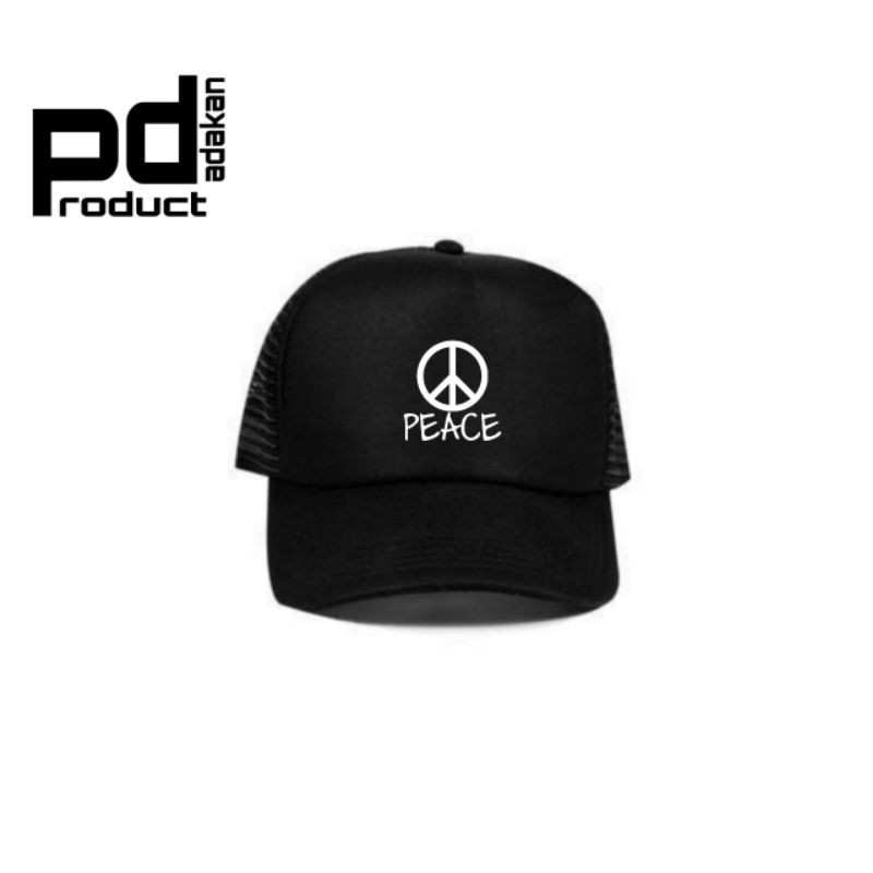 Topi Trucker PEACE