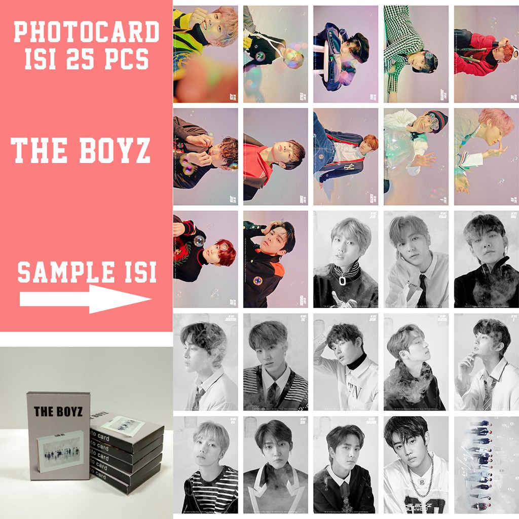 Photocard the boyz 1 pack isi 25pcs