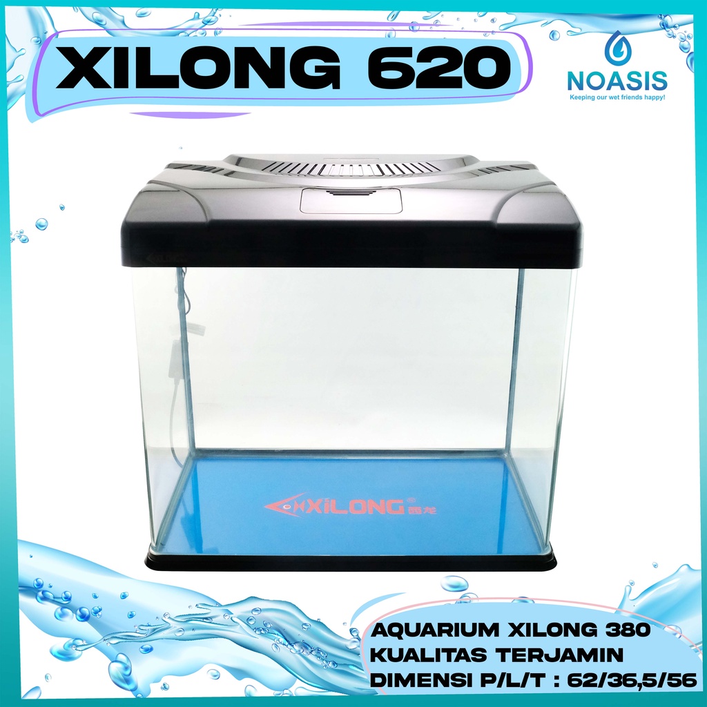 AQUARIUM AQUASCAPE BENDING IMPORT GLASS TANK XILONG XQ-620A XQ 620 A