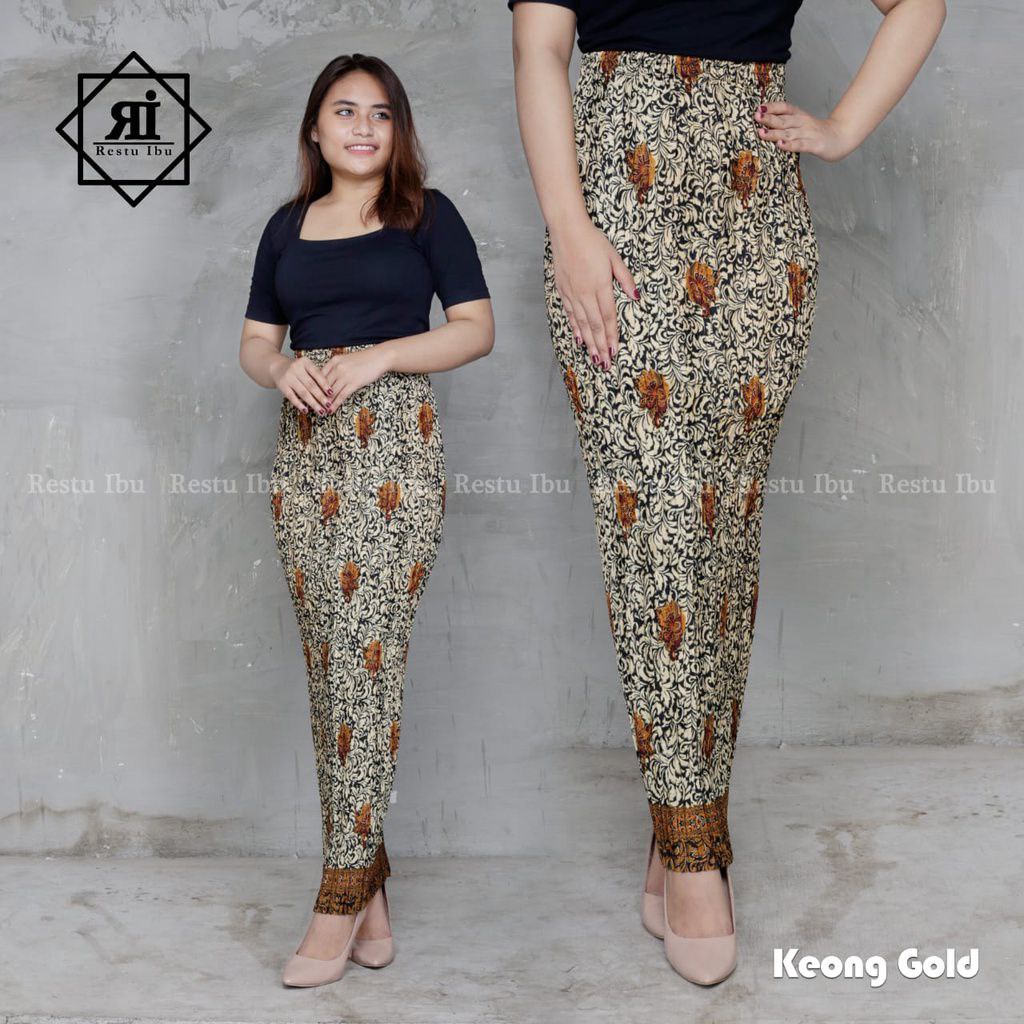 Rok Plisket Span Kerja Wanita Motif Batik Bodycon Badan Kecil Dan Besar Bisa Pakai Bawahan Kebaya Tunik Kemeja Bahan Sutra HQ Premium