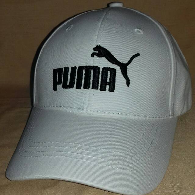 Topi impor puma putih