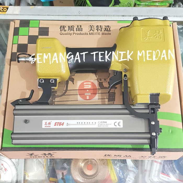 AIR NAILER GUN STAPLES ANGIN PNEUMATIC TEMBOK MEITE ST64 ST 64 50mm