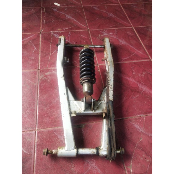 swing arm minerva cbr old ori copotan set monoshok buat modif trail tua vintage enduro gastrack trab