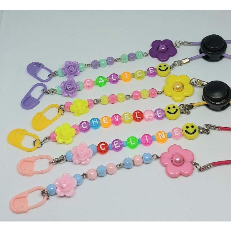 (BBJ)Strap masker nama | strap masker custom anak| tali masker nama | tali masker hijab