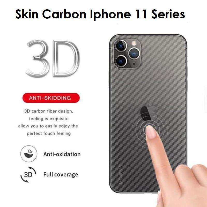 SKIN CARBON IPHONE 12 MINI 5.4 / IPHONE 12 (6.1) / IPHONE 12 PRO (6.1) / IPHONE 12 PRO MAX (6.7) - S