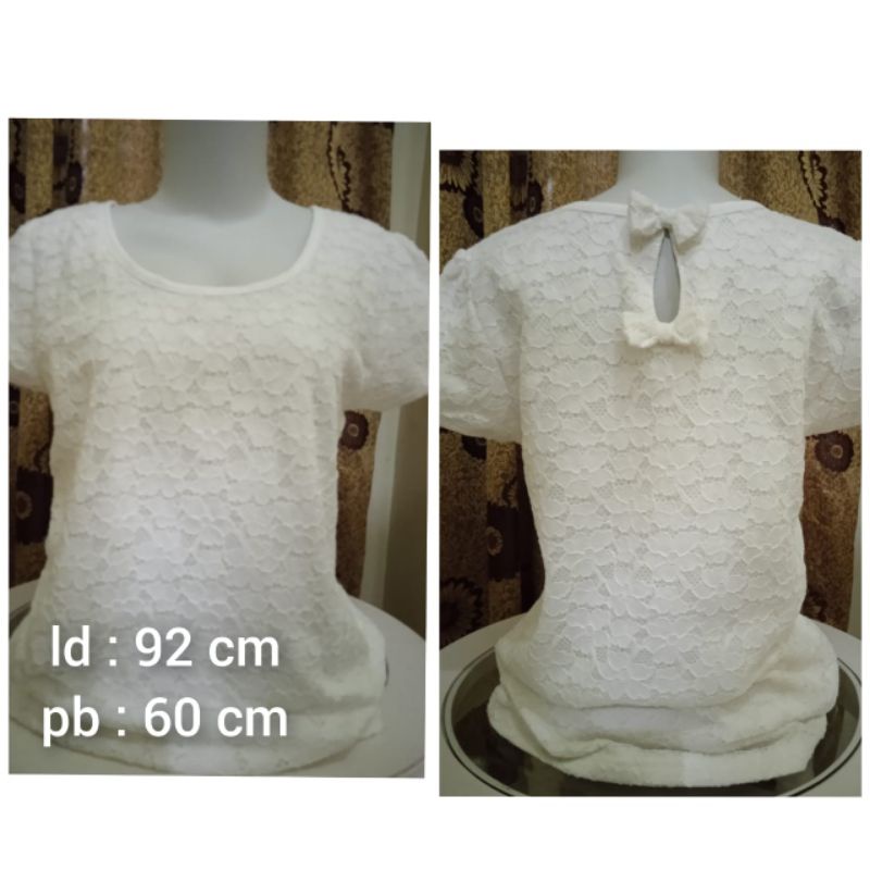 blouse putih pl