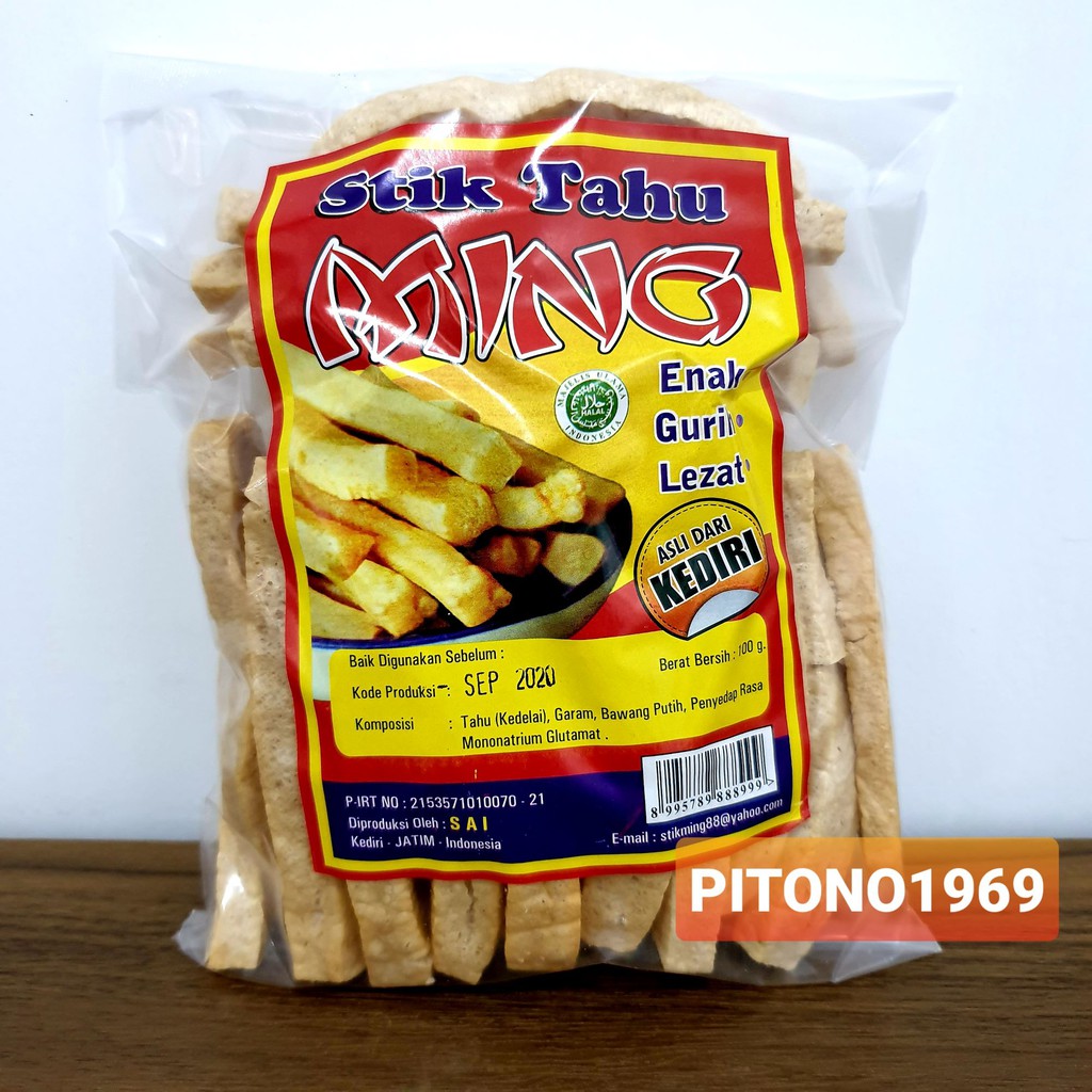 

Stik Tahu MING 100gr Khas Kediri