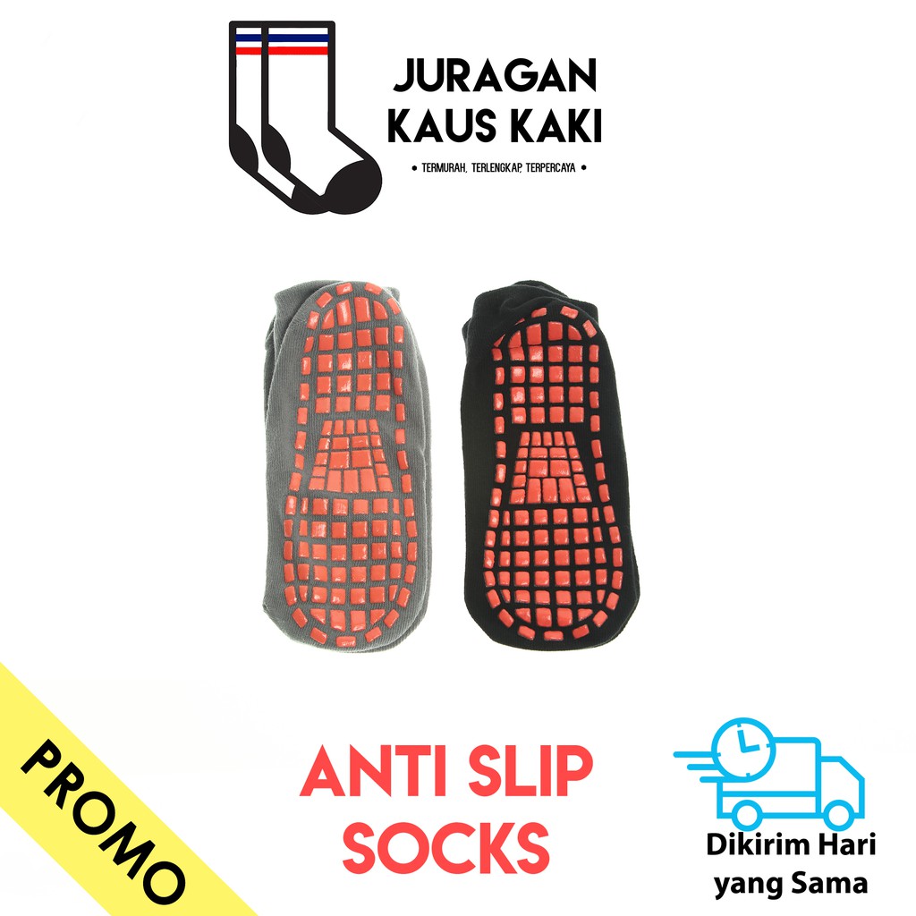 Kaos Kaki Panjang Pendek Semata Kaki Yoga Pilates Antislip Socks Gel-4