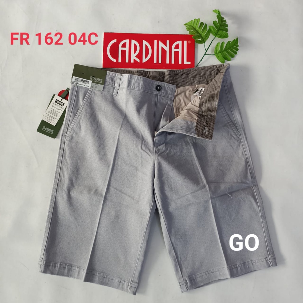 gof 36 CARDINAL FBBXX Celana Pendek Polos Stretch Kotak Motif Original Celana Santai Laki-Laki