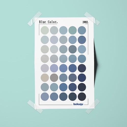

Bukuqu Stiker Deco Blue Color untuk Notebook, Planner