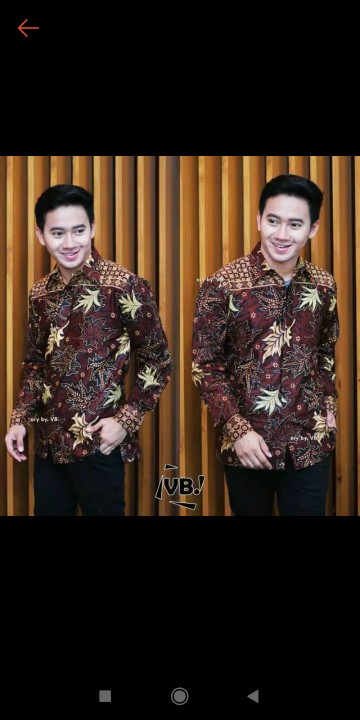Kemeja Batik Lengan Panjang /jumbo / Seragam Kantor / Kondangan/ Baju Pria Dewasa /  Formal / Kasual