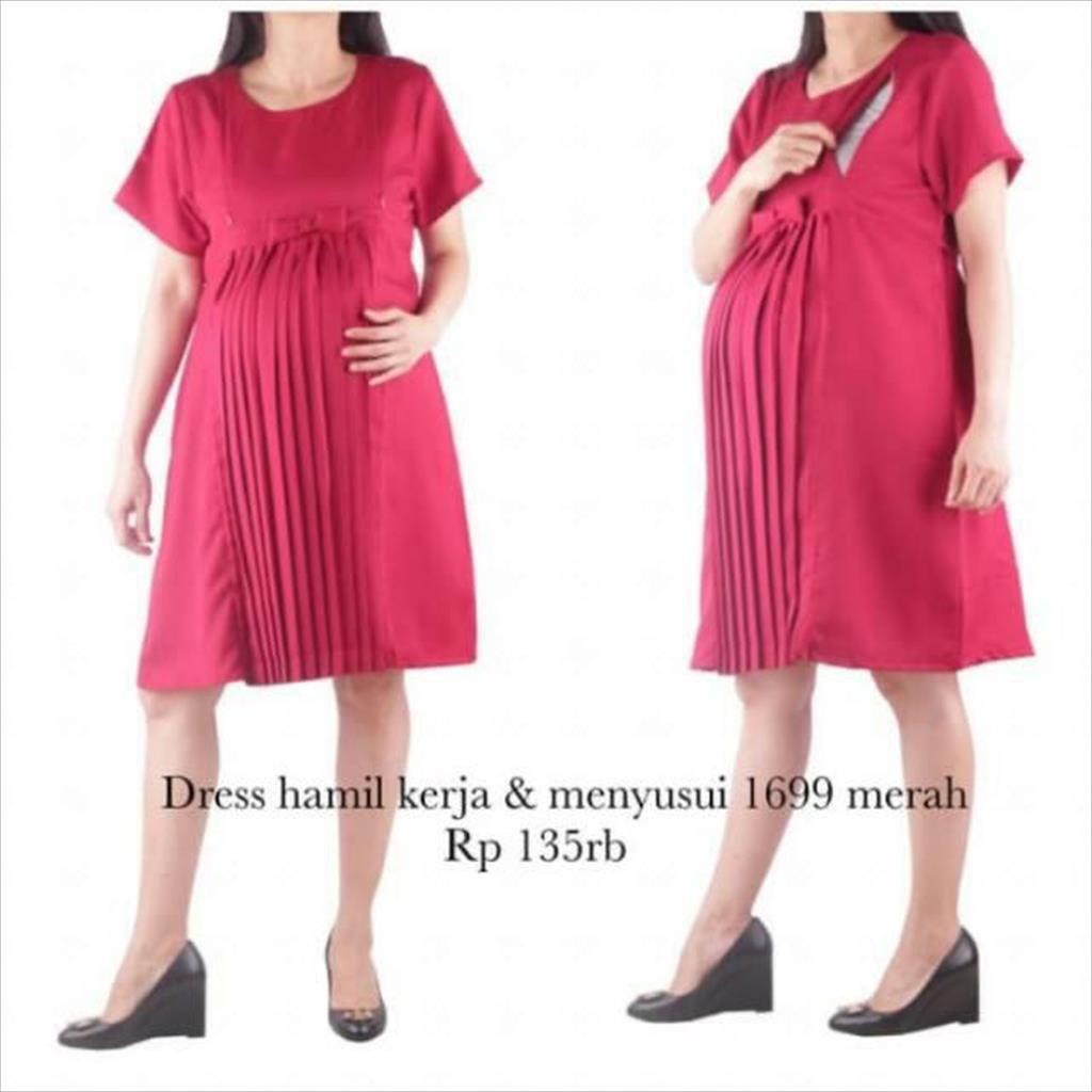 Dress Hamil Kerja &amp; Menyusui  1699