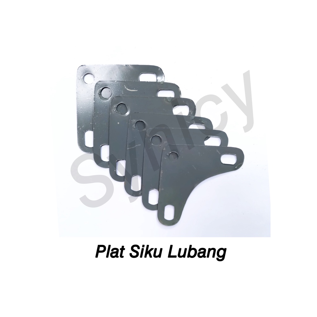 Plat Siku Lubang Segitiga per pcs