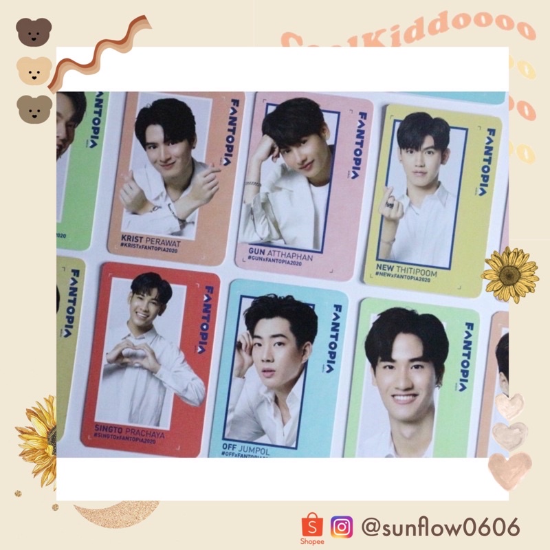 [MIN 10 PC] Fantopia Photocard unofficial aktor thailand murah (TIDAK ADA BRIGHT WIN)