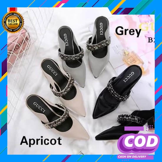 Sendal Heels Kaca Hak Tahu Kondangan Cantik Remaja Wanita Perempu Ao98 Sandal Wanita High Heels Ha