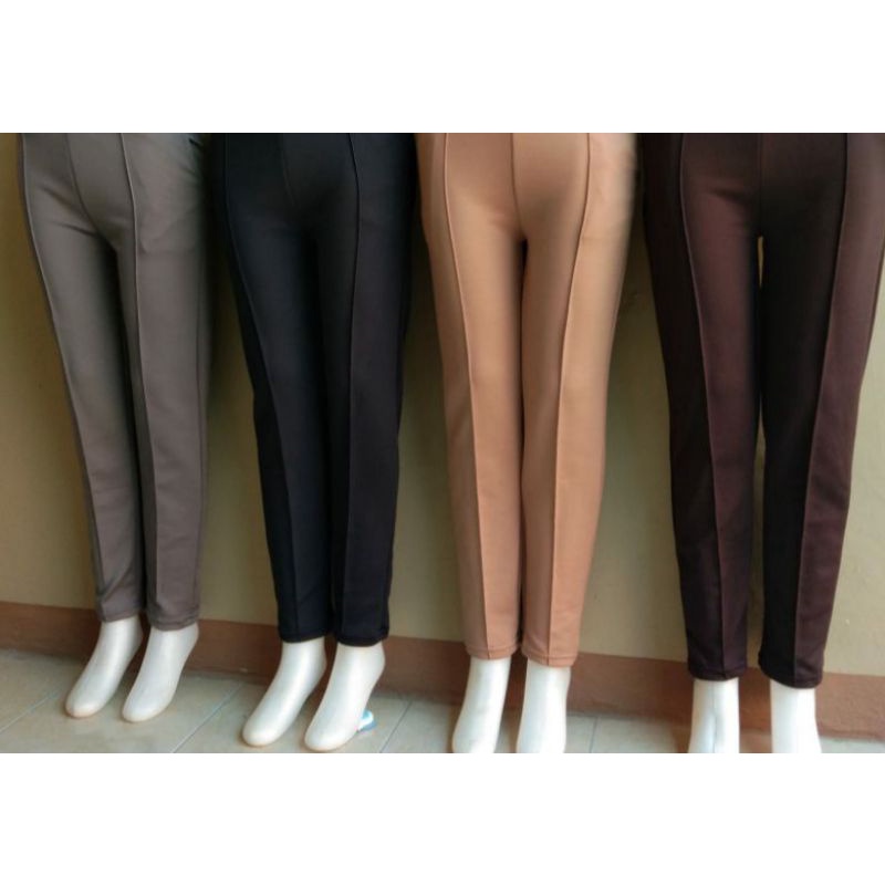 PDN belt H celana soft scuba street celana panjang wanita celana panjang perempuan
